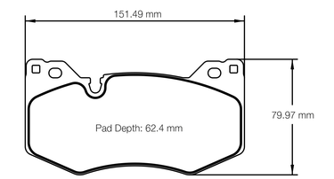 Pagid Racing Brake Pads No. 8278